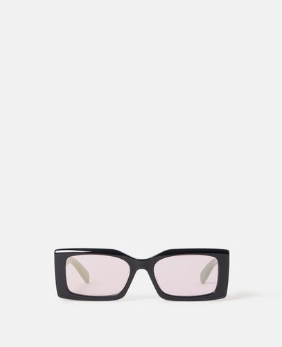 Logo-Engraved Rectangular Sunglasses, Donna - Stella McCartney - Modalova