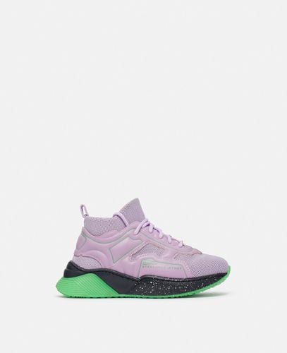 Scarpe da Ginnastica con Calzino in Rete Neon, Donna, , Taglia: 36 - Stella McCartney - Modalova