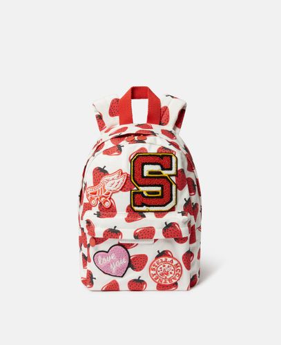 Strawberry Print Backpack, / - Stella McCartney - Modalova