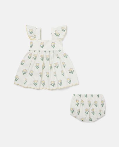 Daisies Sleeveless Dress and Bloomers Set, Woman, , Size: 24m - Stella McCartney - Modalova