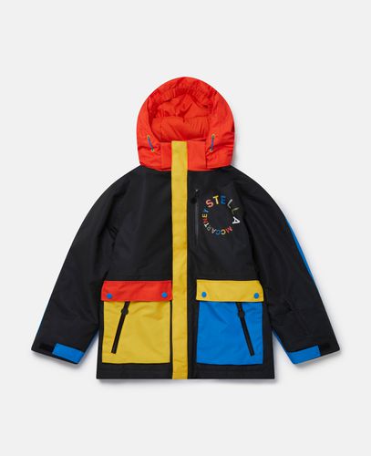 Colourblock Hooded Ski Jacket, Woman, , Size: 4 - Stella McCartney - Modalova