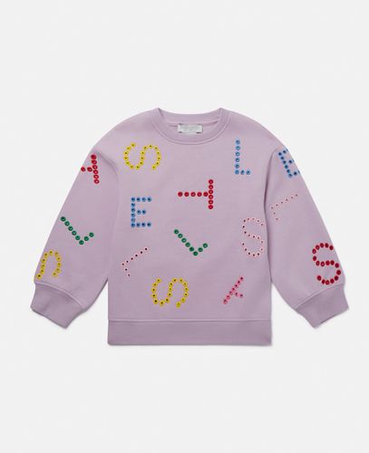 Sweatshirt mit Stella Motiv, Frau, , Größe: 10 - Stella McCartney - Modalova