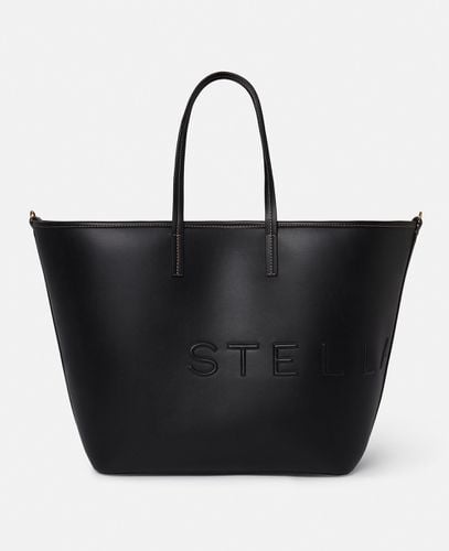 Tote Grande Monocromatica con Logo, Donna - Stella McCartney - Modalova