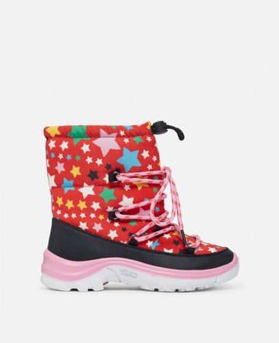 Schneestiefel mit Stern-Motiven, Frau, , Größe: 29 - Stella McCartney - Modalova