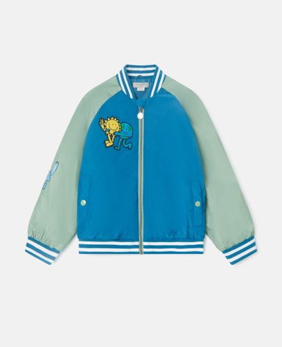 Earth Friends Graphic Bomber Jacket, , Size: 4 - Stella McCartney - Modalova