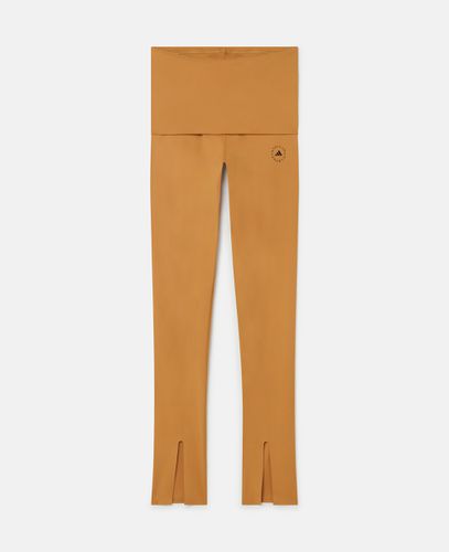 Leggings Yoga TrueStrength con Spacco alla Caviglia, Donna, , Taglia: L - Stella McCartney - Modalova