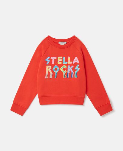 Stella Rocks Sweatshirt, Woman, , Size: 12 - Stella McCartney - Modalova