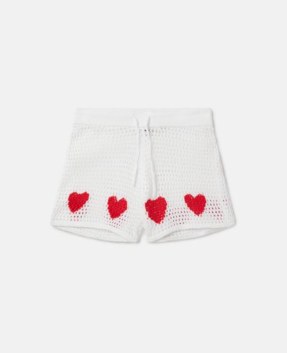 Gehäkelte Shorts mit Herz, , Größe: 5 - Stella McCartney - Modalova