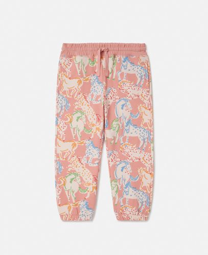 Horse Print Joggers, Woman, , Size: 8 - Stella McCartney - Modalova