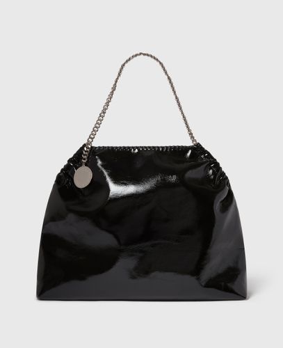 Cabas verni a cordon de serrage Falabella, - Stella McCartney - Modalova
