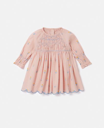 Abito a Maniche Lunghe con Ricamo Floreale, Donna, , Taglia: 12m - Stella McCartney - Modalova