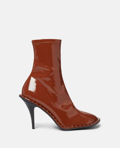 Ryder Lacquered Stiletto Ankle Boots, Woman, , Size: 40 - Stella McCartney - Modalova