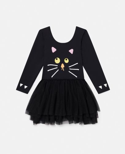 Abito in Tulle Gatto da Brivido, Donna, , Taglia: 10 - Stella McCartney - Modalova