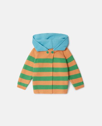 Striped Bumblebee Hooded Cardigan, Donna, , Taglia: 18m - Stella McCartney - Modalova