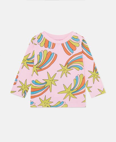 Langarm-T-Shirt mit Sternschnuppen, Frau, /, Größe: 18m - Stella McCartney - Modalova