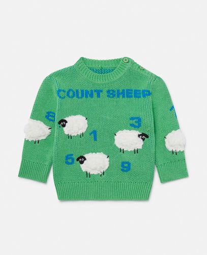 Sheep Embroidered Jumper, Woman, , Size: 18m - Stella McCartney - Modalova