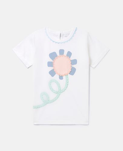 Graphic Flower T-Shirt, Donna, , Taglia: 10 - Stella McCartney - Modalova