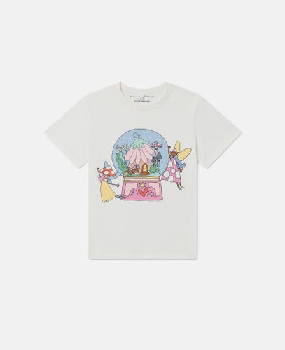Fairies Print Crewneck T-Shirt, , Size: 8 - Stella McCartney - Modalova