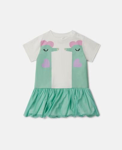 Abito T-shirt con doppia stampa cavalluccio marino, Donna, /, Taglia: 9m - Stella McCartney - Modalova