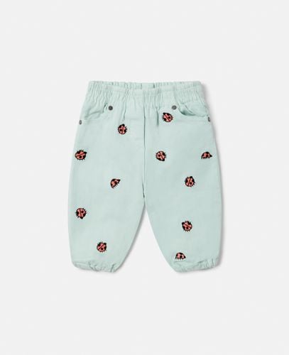 Jeans in denim elasticizzato coccinella, Donna, , Taglia: 9m - Stella McCartney - Modalova