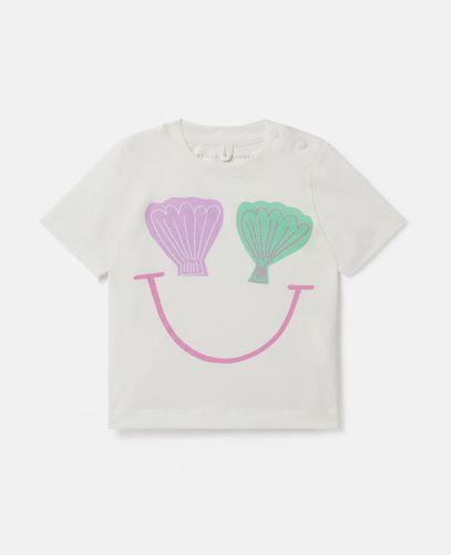 Seashell Smile T-Shirt, Woman, , Size: 9m - Stella McCartney - Modalova