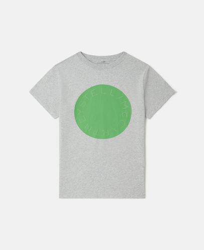 Medallion Logo Disc T-Shirt, Donna, , Taglia: 10 - Stella McCartney - Modalova