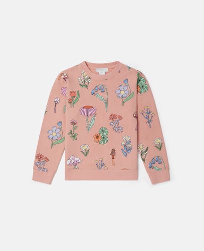 Woodland Print Crewneck Sweatshirt, Woman, , Size: 5 - Stella McCartney - Modalova