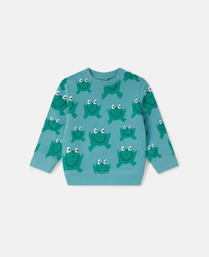 Frog Print Sweatshirt, , Size: 24m - Stella McCartney - Modalova