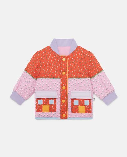 Farmyard Appliqué Patchwork Coat, Woman, , Size: 9m - Stella McCartney - Modalova