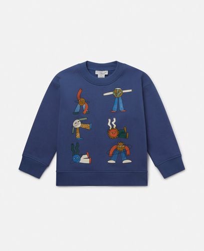 Cosmic Cowboy Graphic Sweatshirt, Woman, , Size: 4 - Stella McCartney - Modalova