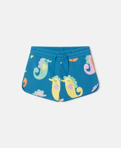 Seahorse Print Shorts, Woman, , Size: 10 - Stella McCartney - Modalova