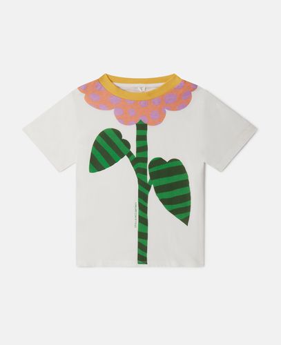 Flower Graphic T-Shirt, Donna, , Taglia: 6 - Stella McCartney - Modalova