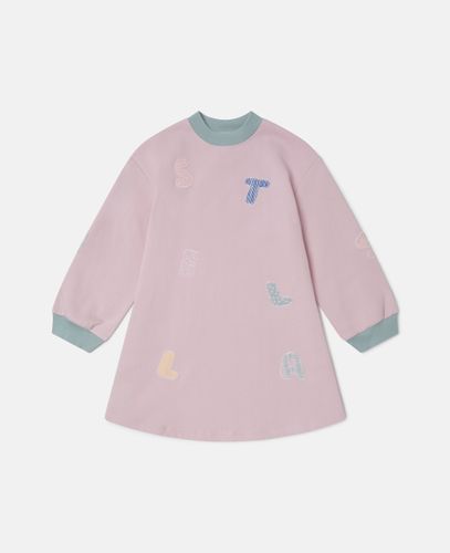 Logo Embroidery Sweatshirt Dress, , Size: 10 - Stella McCartney - Modalova