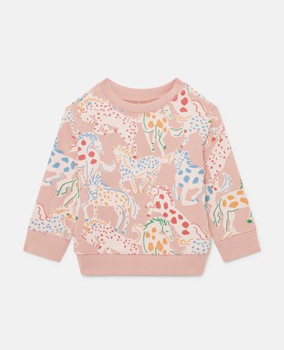 Horse Print Sweatshirt, Woman, , Size: 36m - Stella McCartney - Modalova