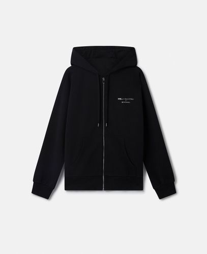 Sexy Robot Oversized Organic Cotton Zip Hoodie, Woman, , Size: XS - Stella McCartney - Modalova