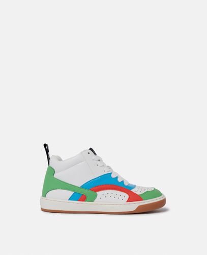 Sneakers medie parte anteriore in rete a blocchi di colore, Donna, , Taglia: 29 - Stella McCartney - Modalova