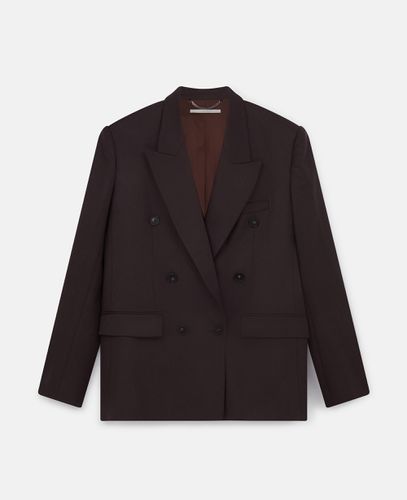 Blazer Doppiopetto in Lana, Donna, , Taglia: 36 - Stella McCartney - Modalova