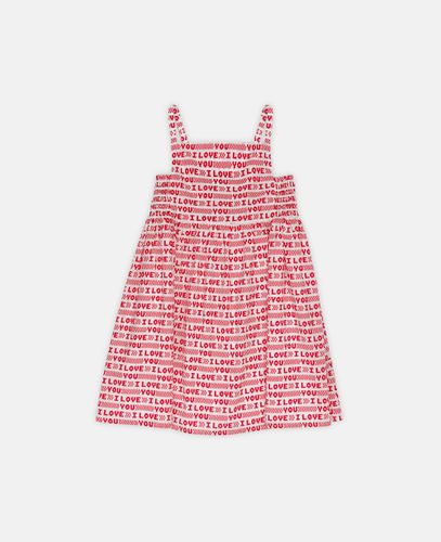 I Love You' Heart Print Dress, Woman, , Size: 12 - Stella McCartney - Modalova