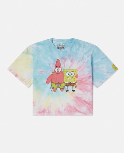 Sponge Bob Graphic Tie-Dye T-Shirt, Woman, , Size: 12 - Stella McCartney - Modalova