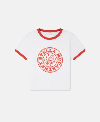 Varsity Logo Graphic T-Shirt, , Size: 5 - Stella McCartney - Modalova