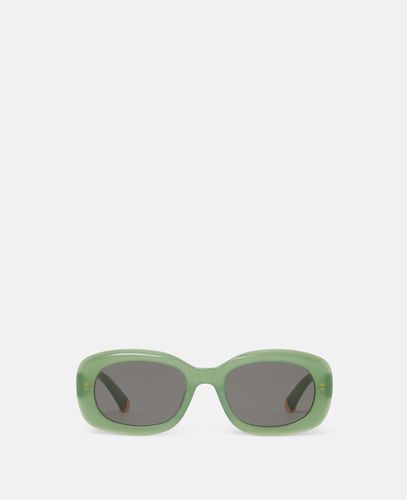 Chunky Oval Sunglasses, Woman - Stella McCartney - Modalova