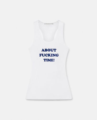 About Fucking Time Tanktop, Frau, , Größe: XS - Stella McCartney - Modalova