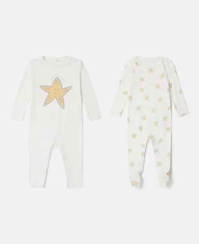 Smiling Stella Star Print Sleepsuit Set, Woman, /, Size: 3m - Stella McCartney - Modalova