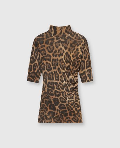 Leopard High-Neck Top, Donna, , Taglia: XXS - Stella McCartney - Modalova