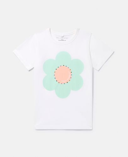 Graphic Flower T-Shirt, Woman, , Size: 8 - Stella McCartney - Modalova