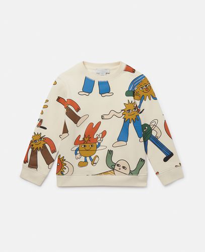 Cosmic Cowboy Print Sweatshirt, Woman, , Size: 12 - Stella McCartney - Modalova