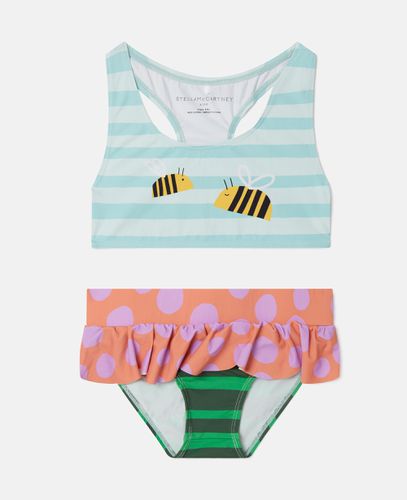 Bumblebee Landscape Print Bikini Set, Donna, , Taglia: 6 - Stella McCartney - Modalova