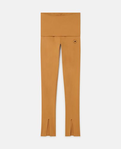 Leggings Yoga TrueStrength con Spacco alla Caviglia, Donna, , Taglia: S - Stella McCartney - Modalova