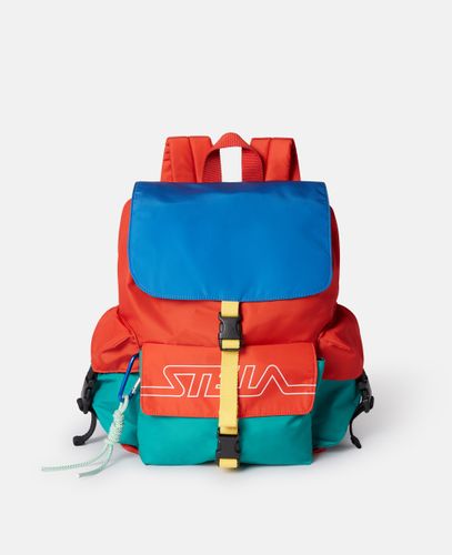 Varsity Logo Backpack, Woman - Stella McCartney - Modalova