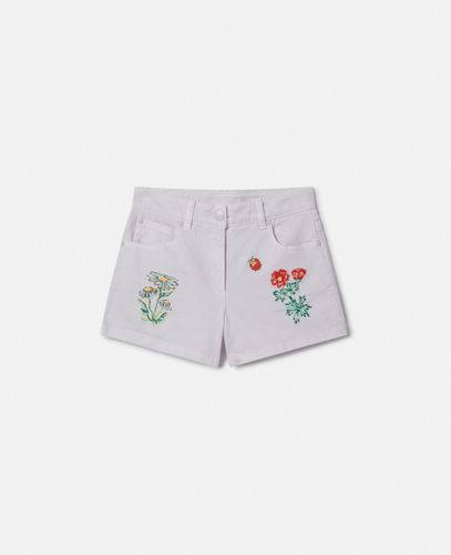 Flower Embroidered Shorts, , Size: 5 - Stella McCartney - Modalova